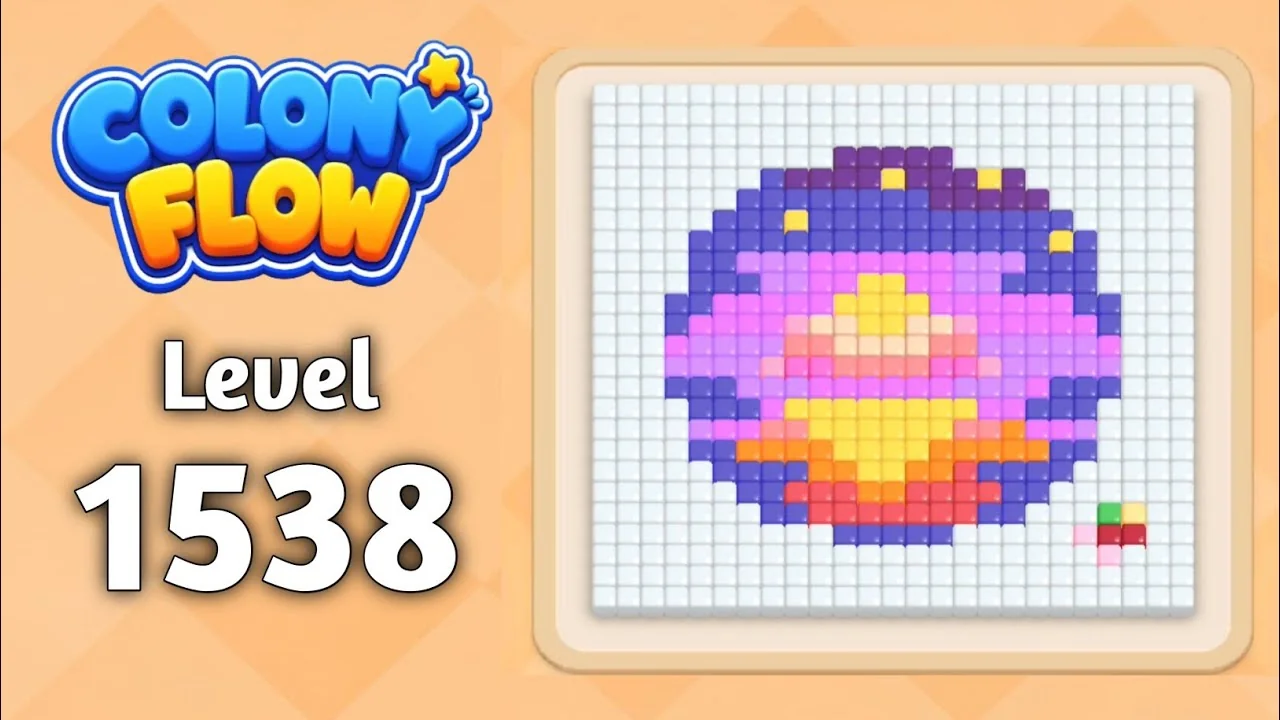 Colony Flow! Level 1538 board