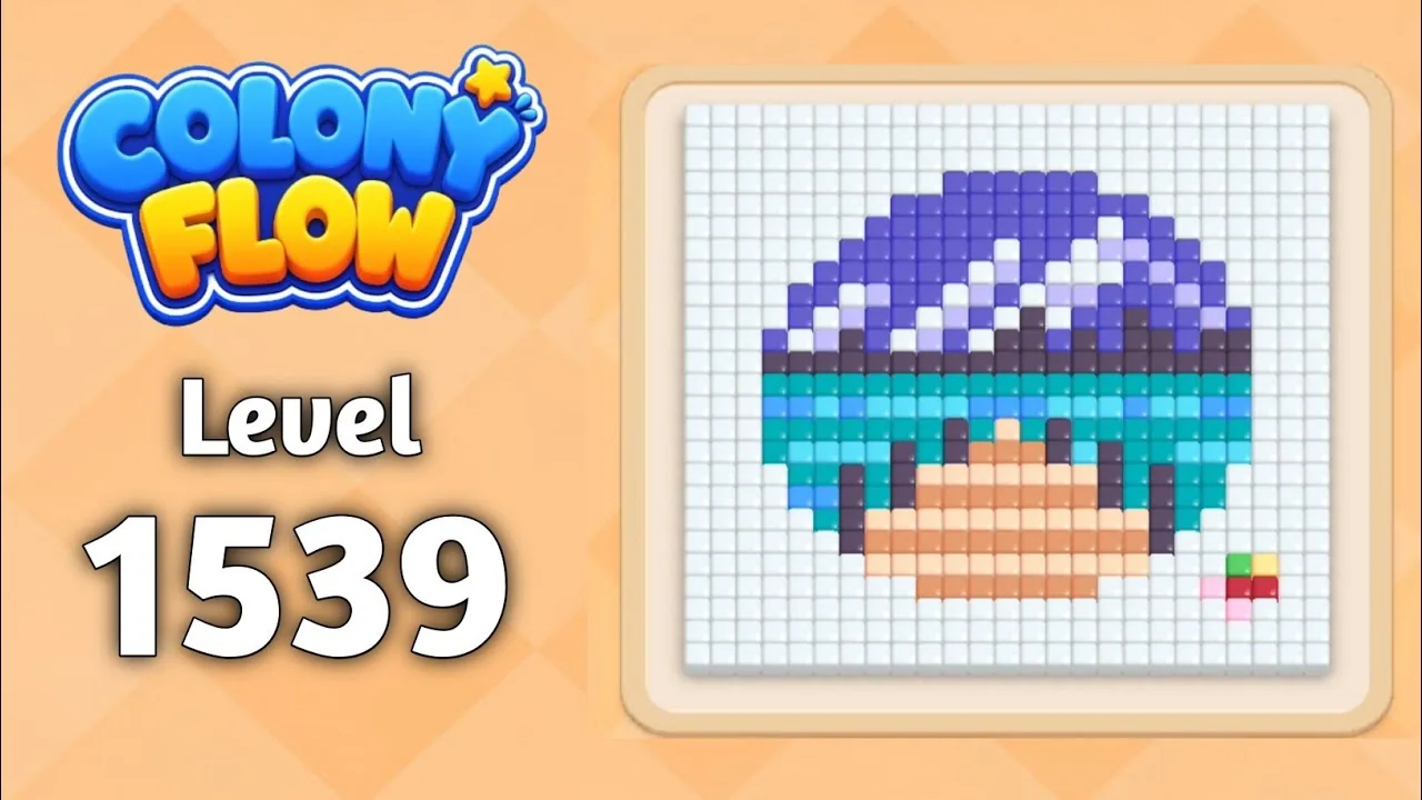 Colony Flow! Level 1539 board