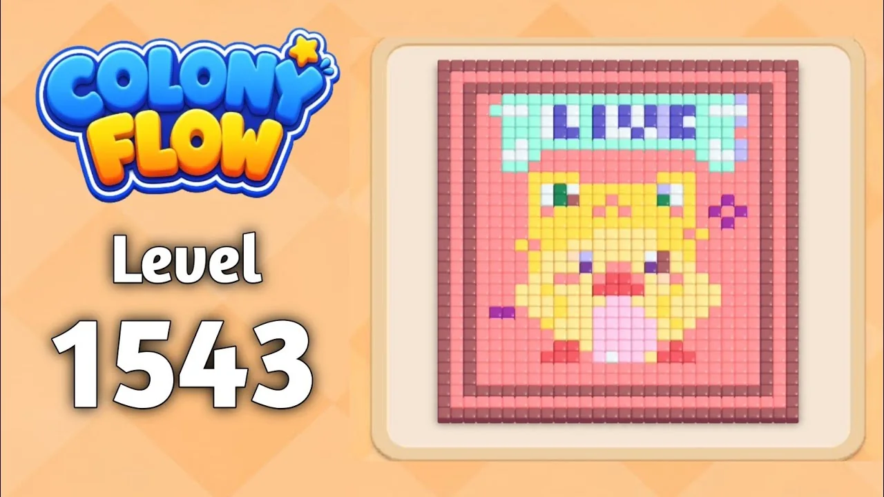 Colony Flow! Level 1543 board