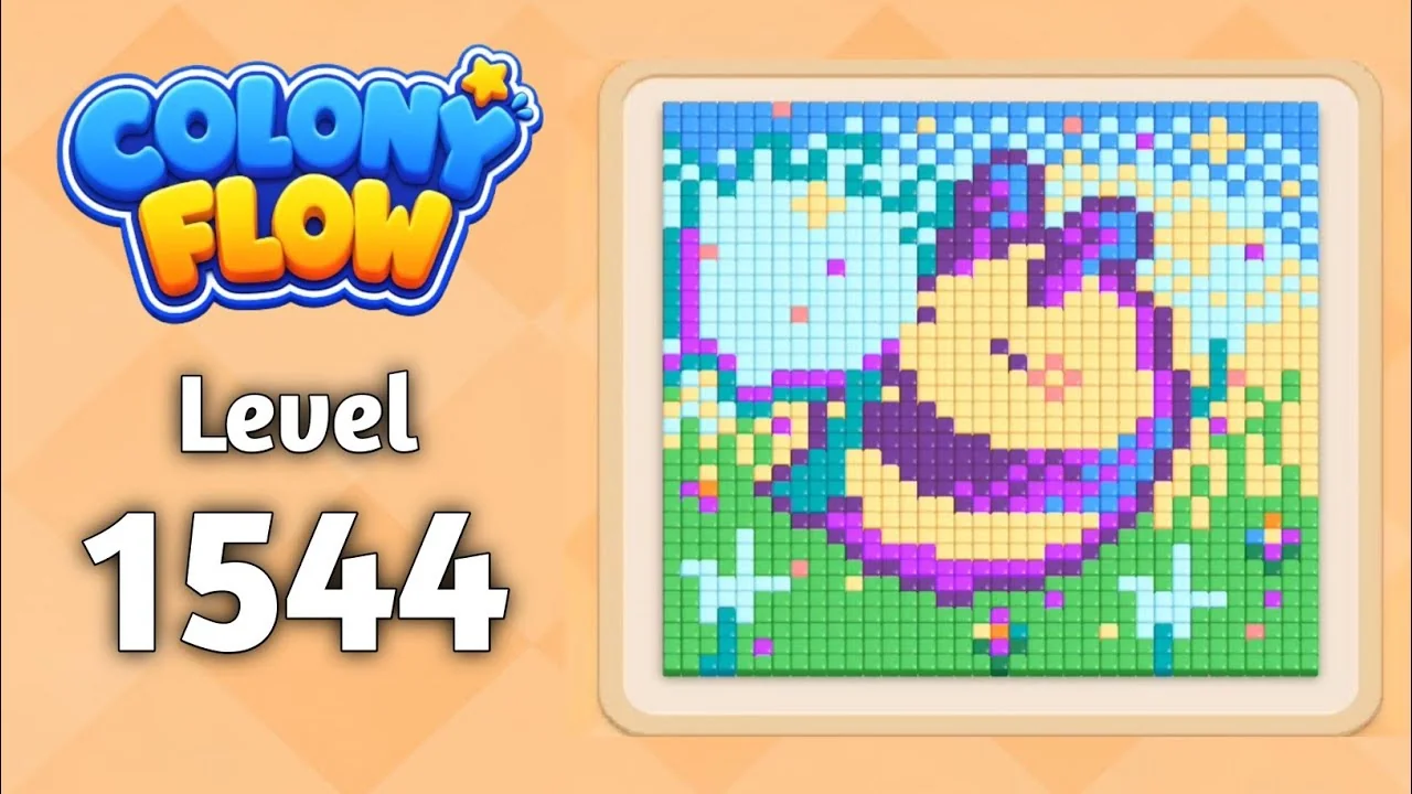 Colony Flow! Level 1544 board