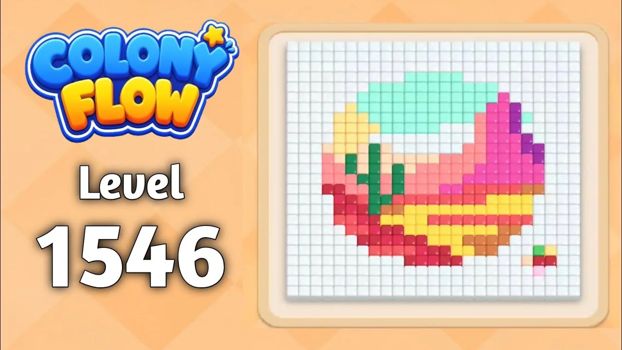 Colony Flow! Level 1546 board