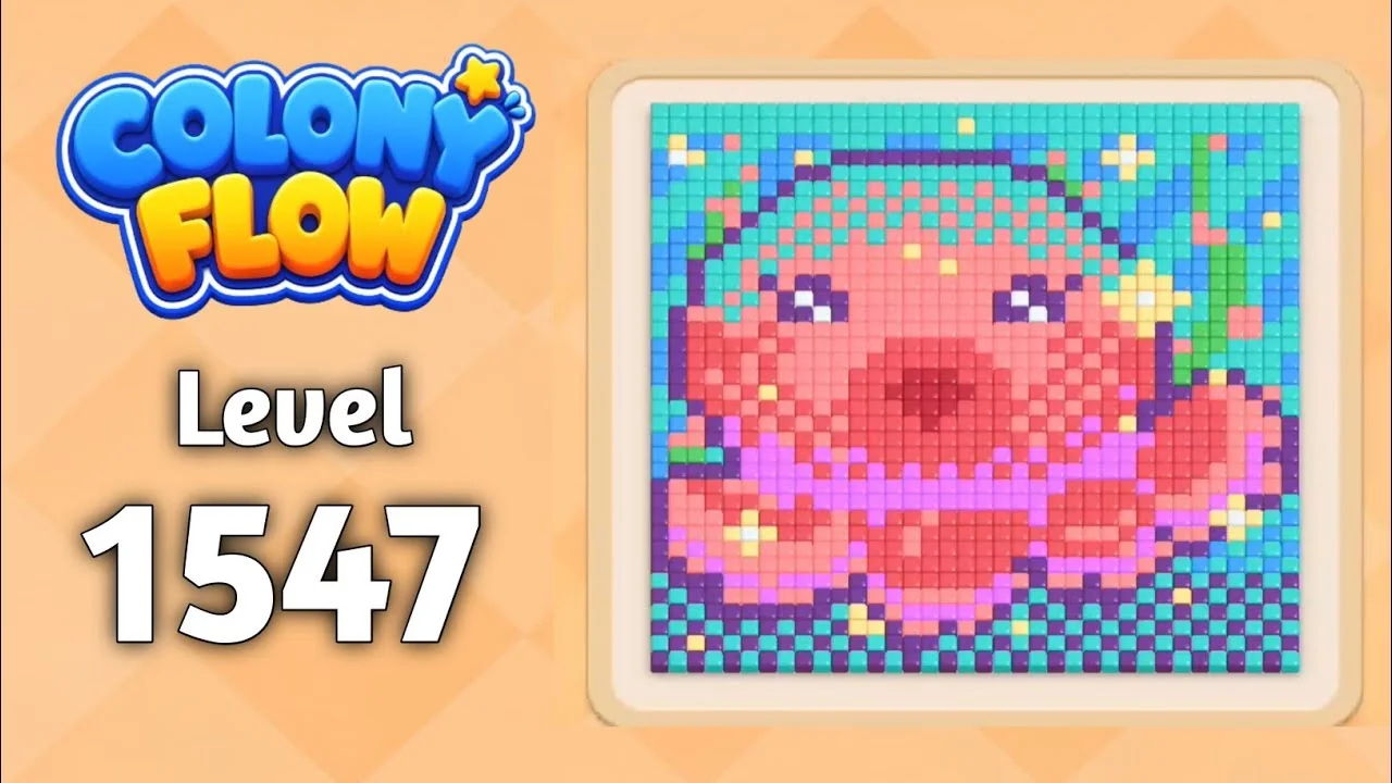 Colony Flow! Level 1547 board