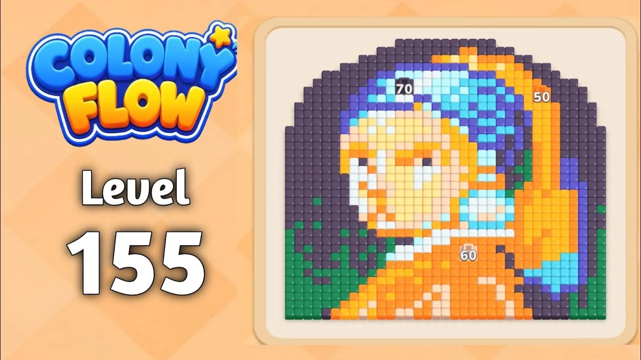 Colony Flow! Level 155 board layout