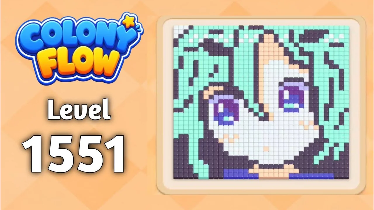 Colony Flow! Level 1551 board