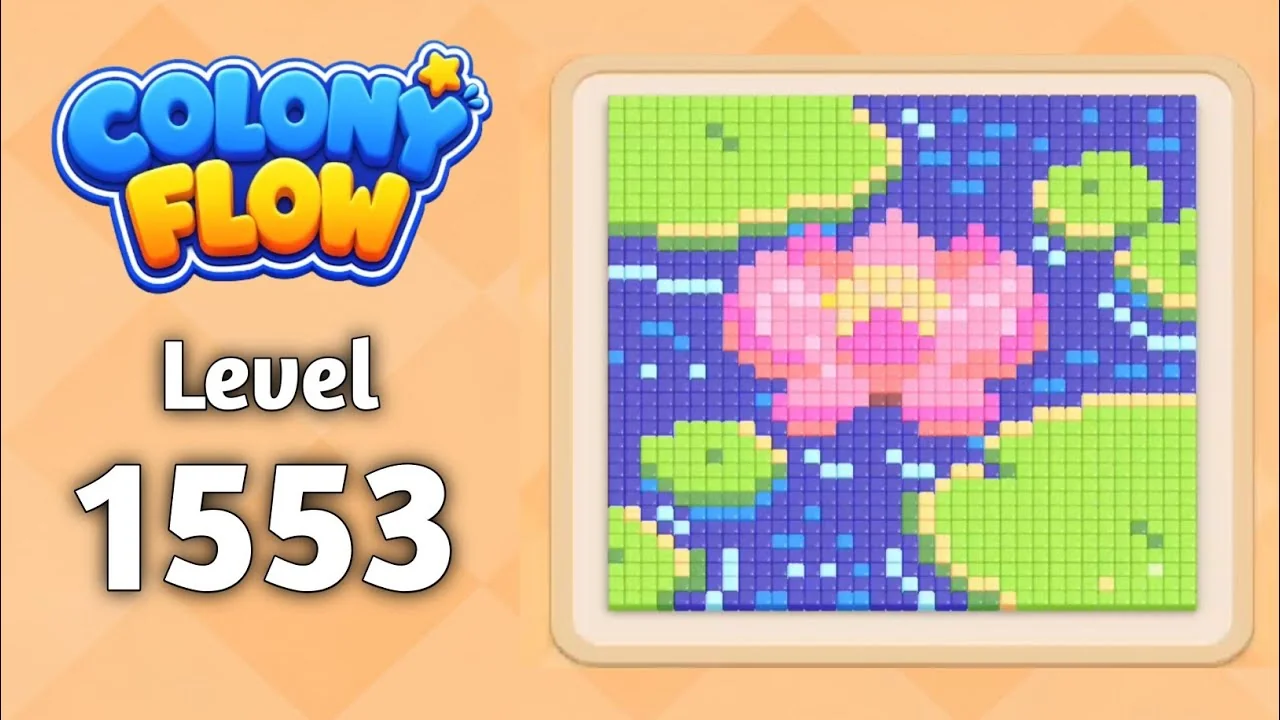 Colony Flow! Level 1553 board