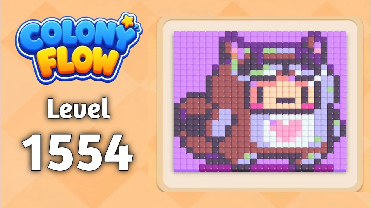Colony Flow! Level 1554 board