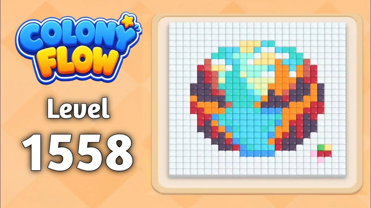 Colony Flow! Level 1558 board