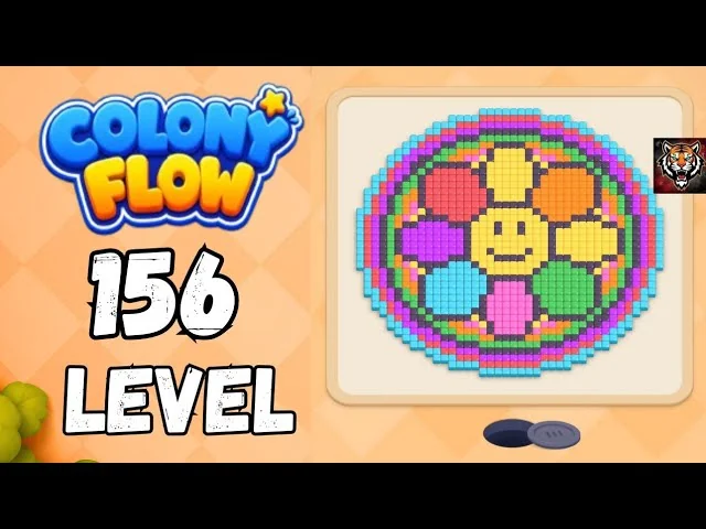 Colony Flow! Level 156 board layout