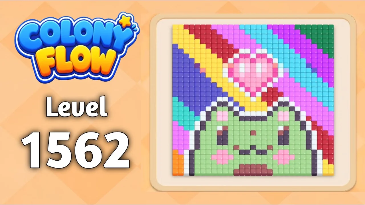Colony Flow! Level 1562 board
