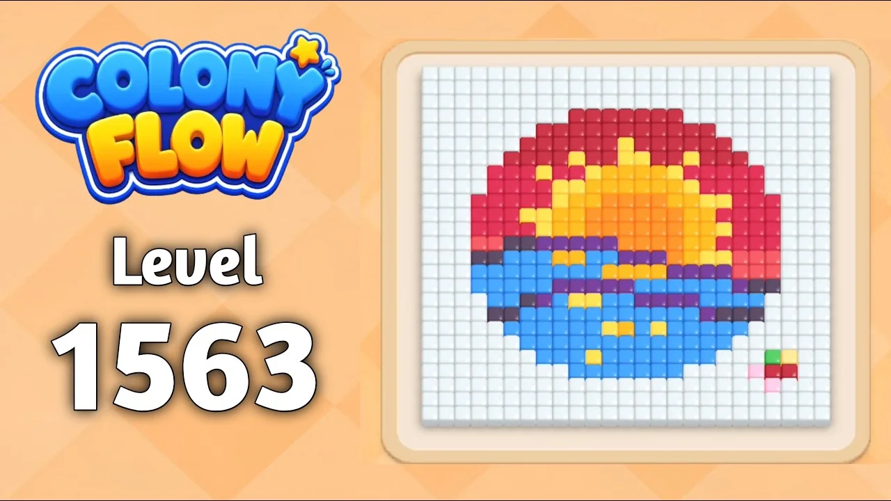Colony Flow! Level 1563 board