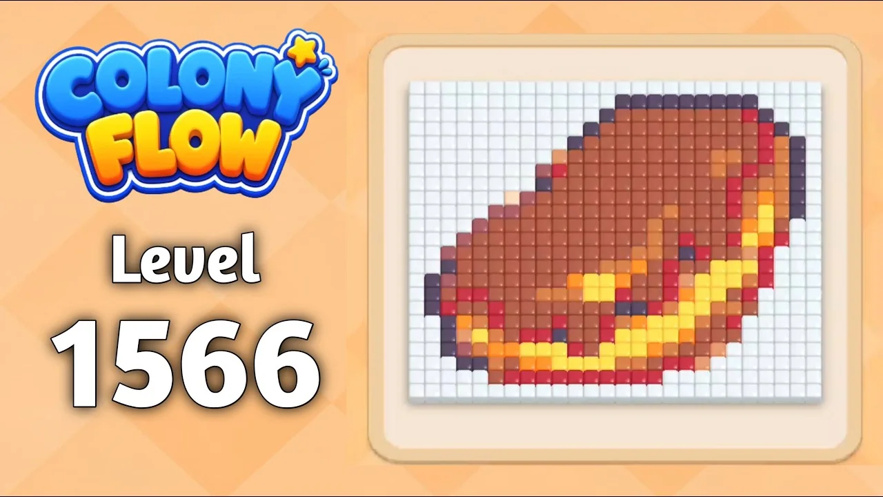 Colony Flow! Level 1566 board