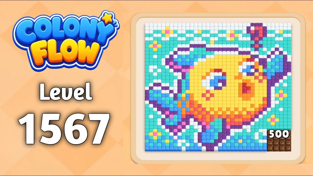 Colony Flow! Level 1567 board