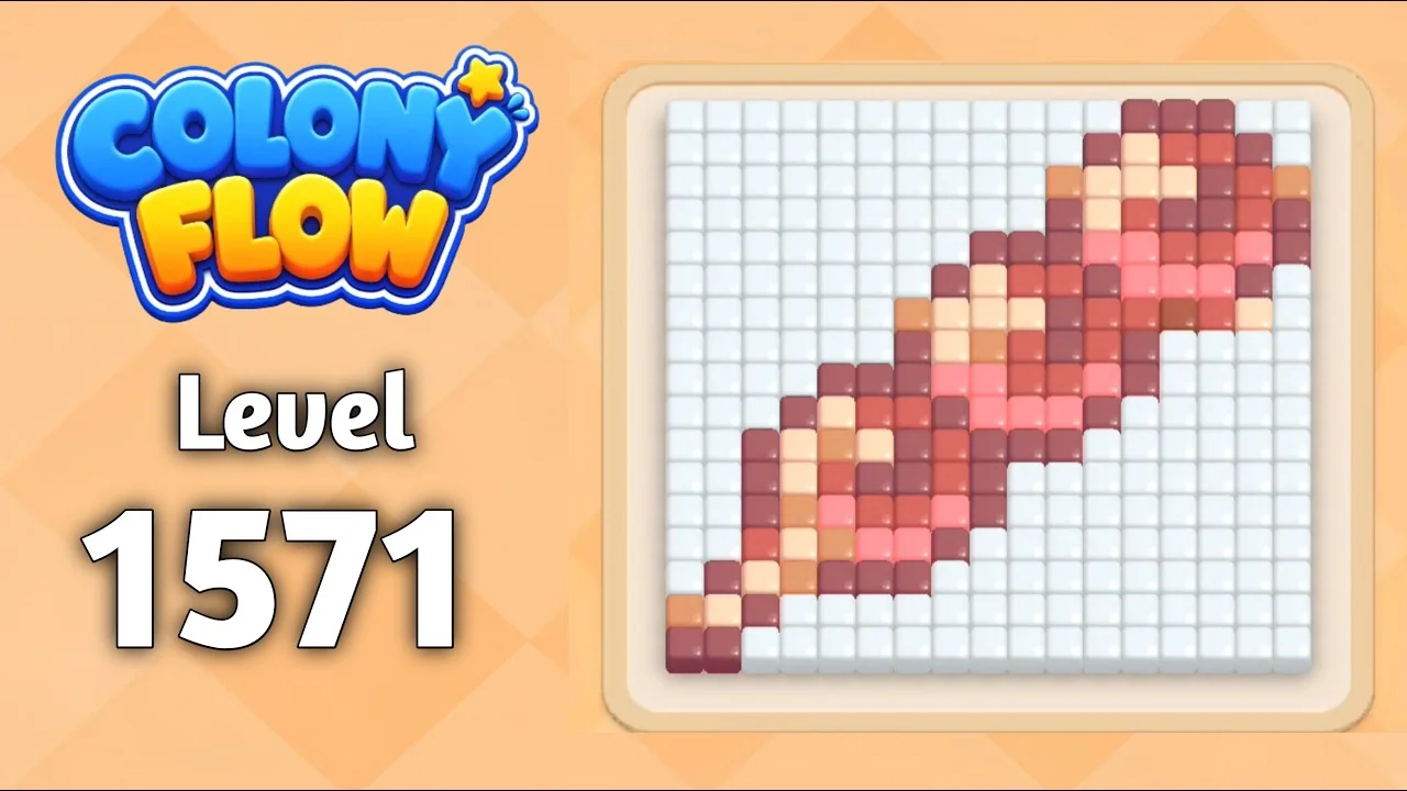 Colony Flow! Level 1571 board