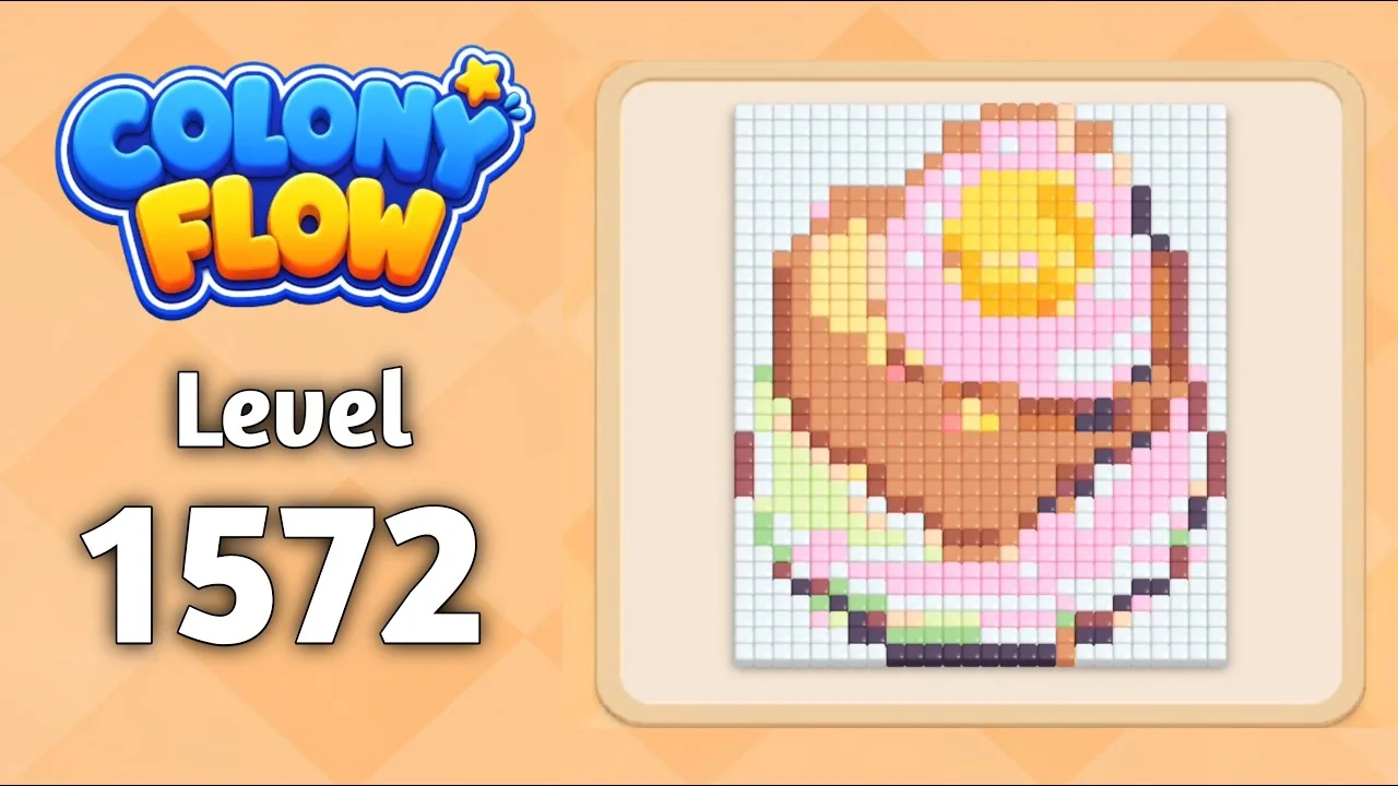 Colony Flow! Level 1572 board