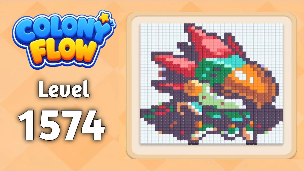 Colony Flow! Level 1574 board