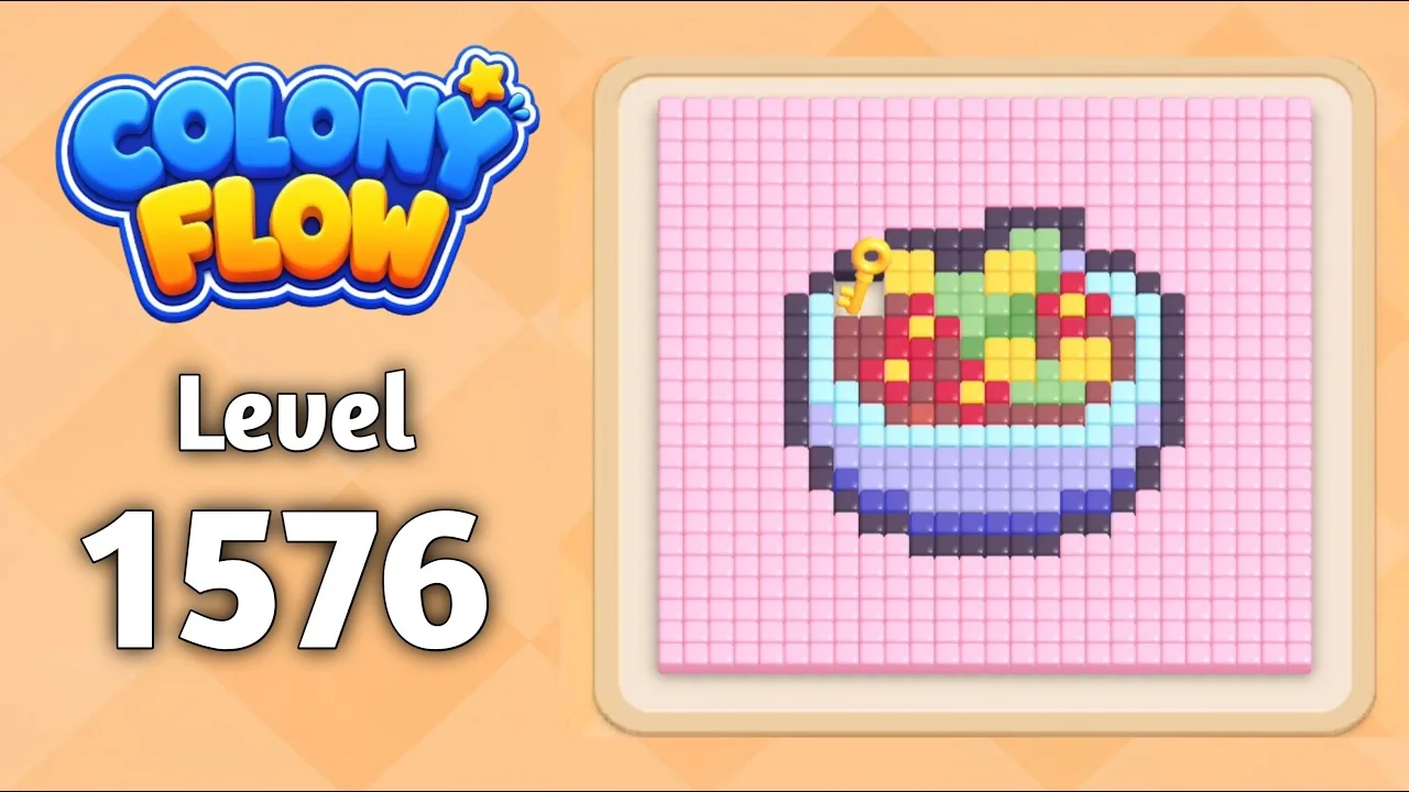 Colony Flow! Level 1576 board