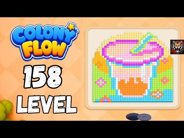 Colony Flow! Level 158 board layout