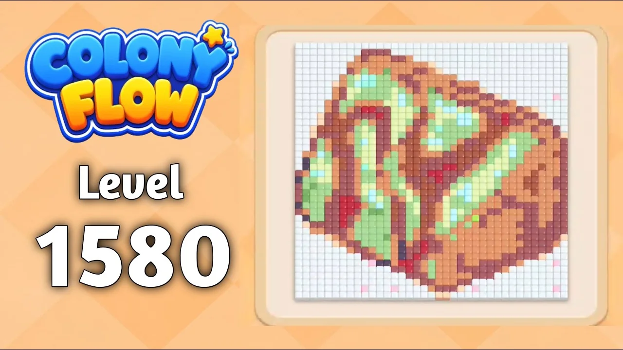 Colony Flow! Level 1580 board