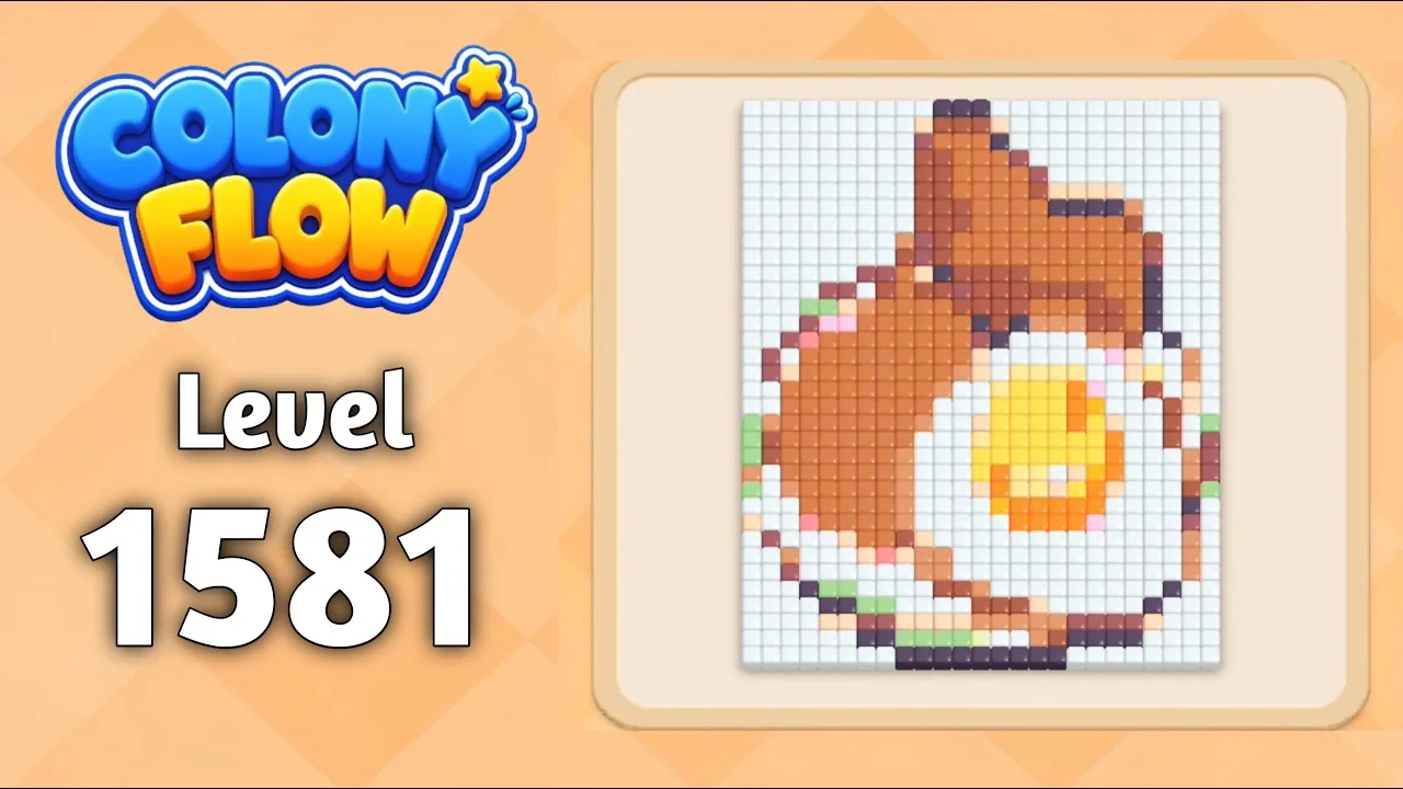 Colony Flow! Level 1581 board