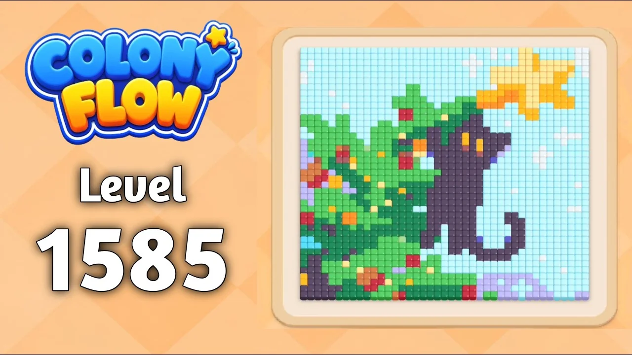 Colony Flow! Level 1585 board