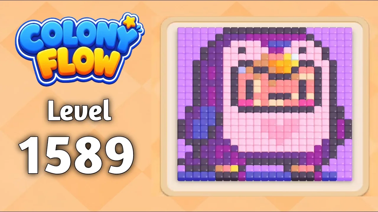 Colony Flow! Level 1589 board