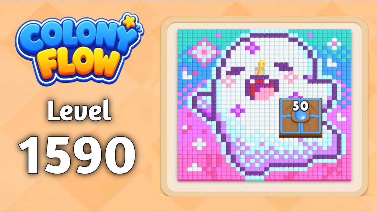 Colony Flow! Level 1590 board