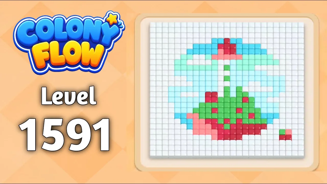 Colony Flow! Level 1591 board