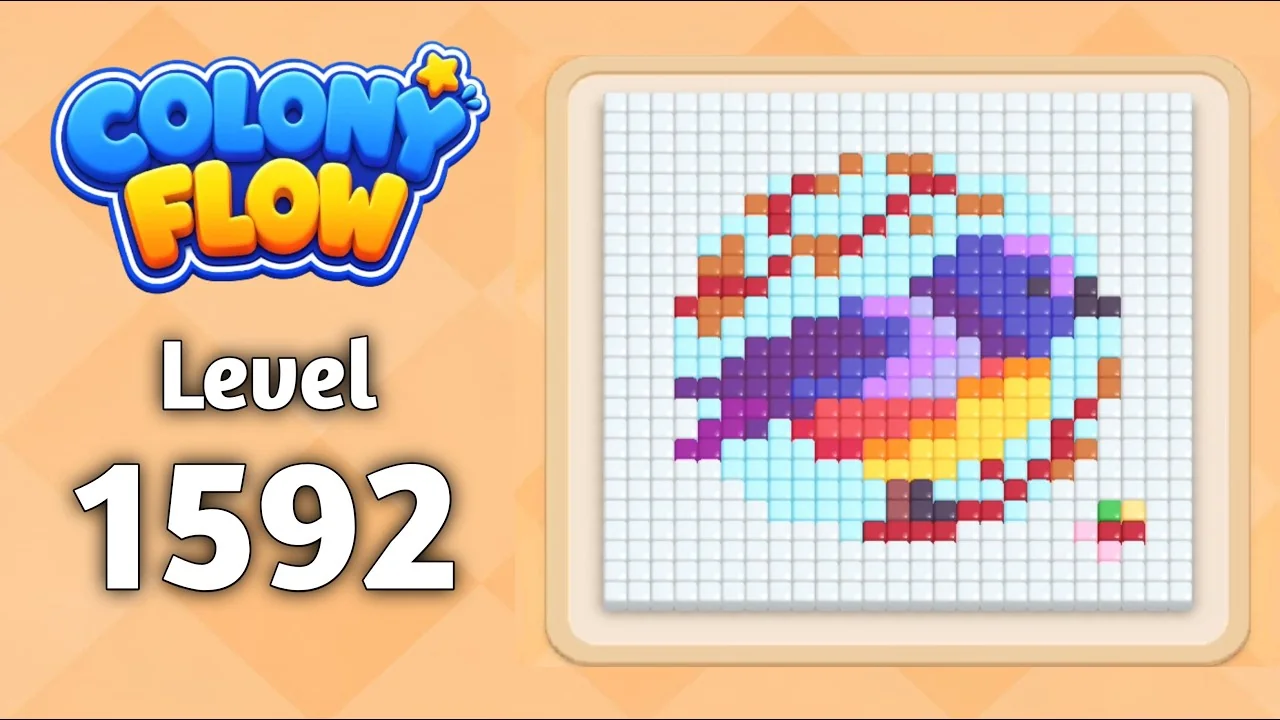 Colony Flow! Level 1592 board
