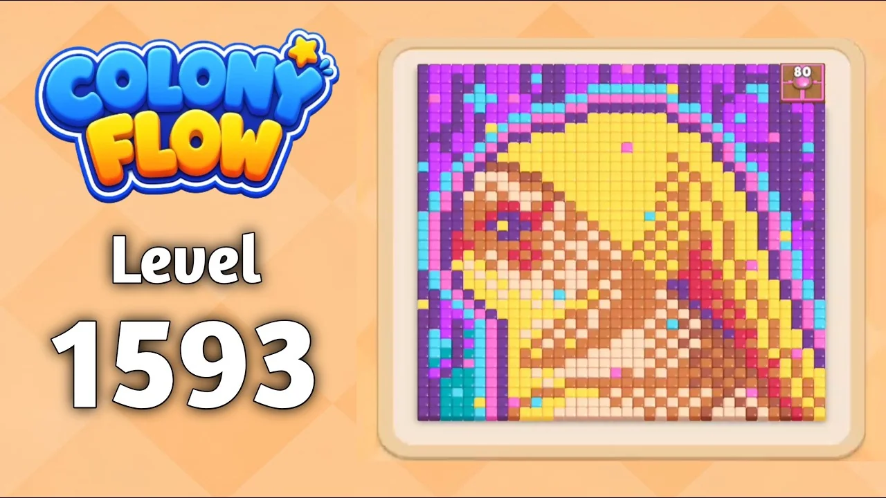 Colony Flow! Level 1593 board