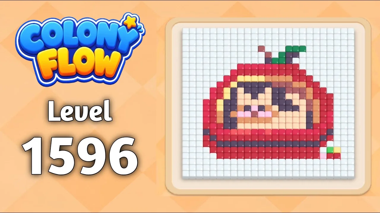 Colony Flow! Level 1596 board