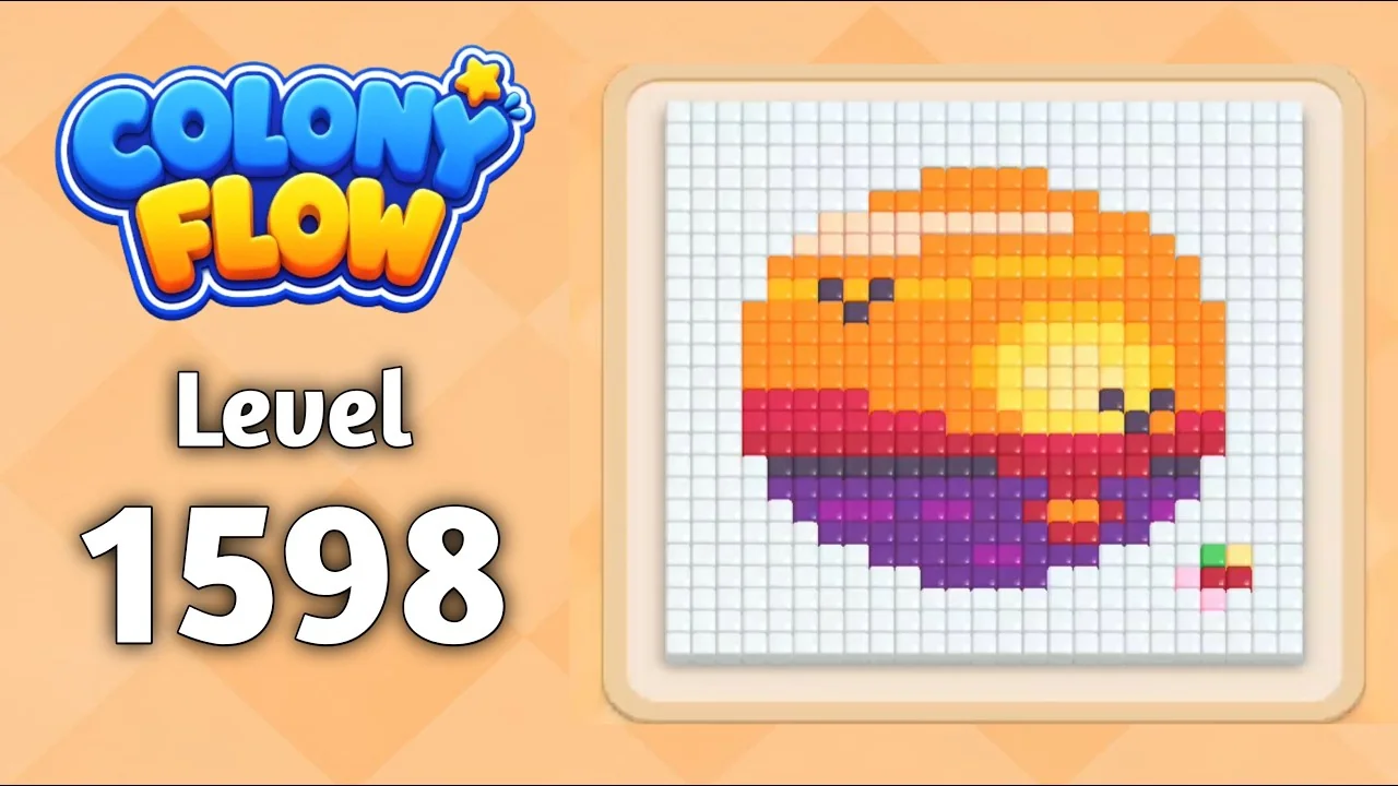 Colony Flow! Level 1598 board