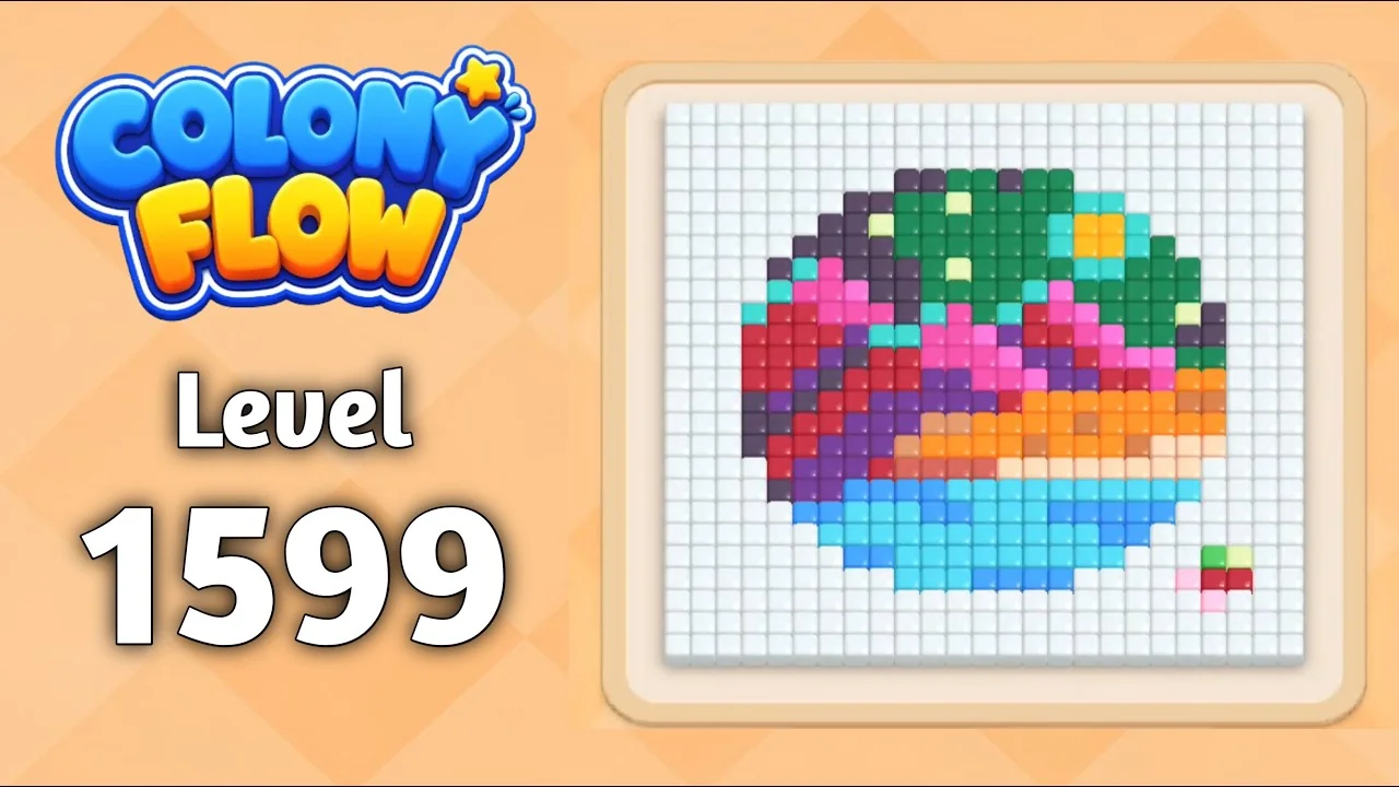 Colony Flow! Level 1599 board