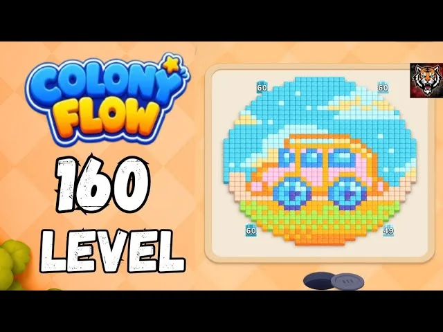 Colony Flow! Level 160 board layout