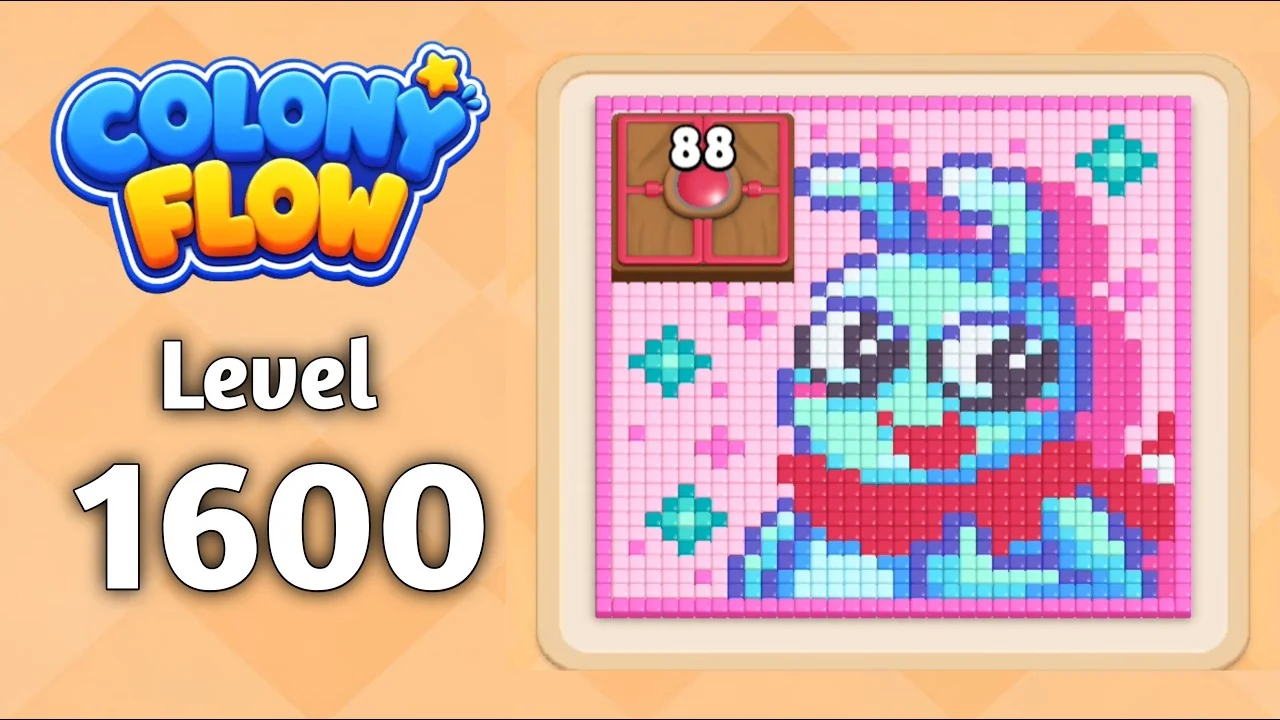 Colony Flow! Level 1600 board