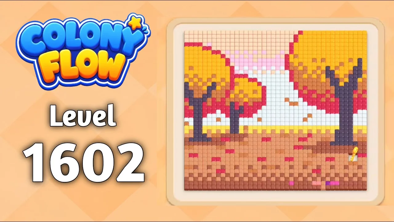 Colony Flow! Level 1602 board