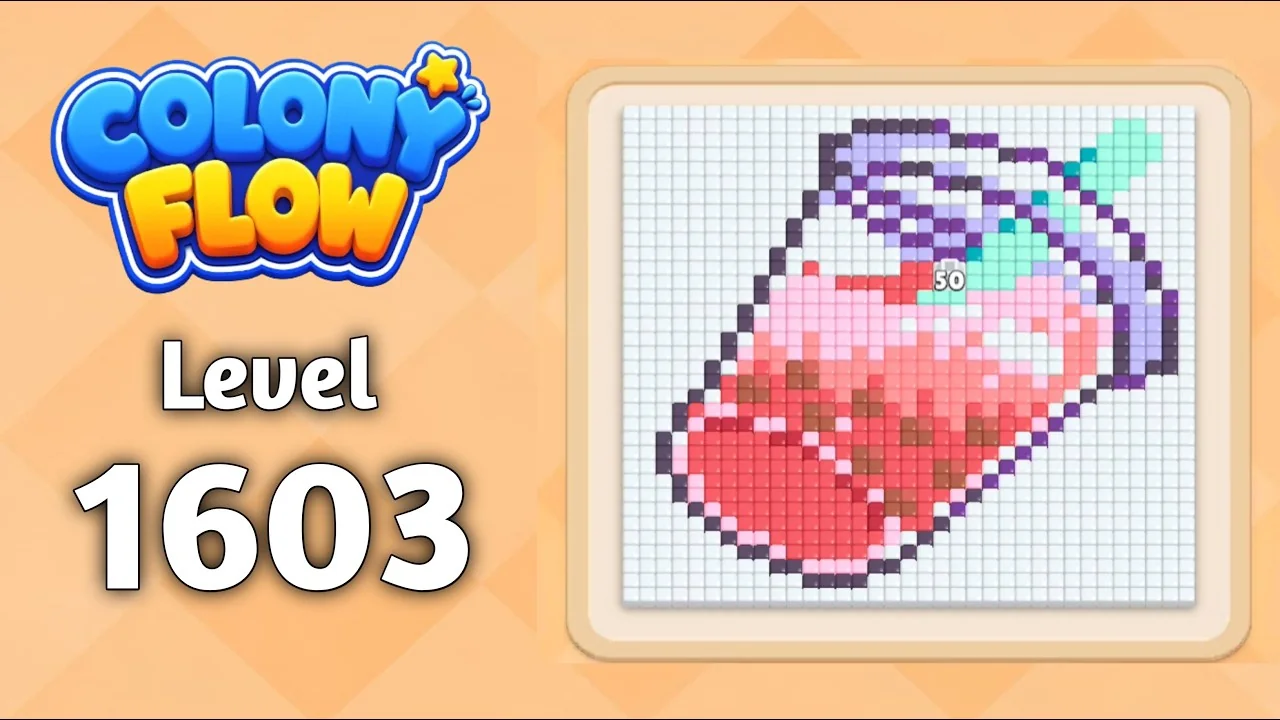 Colony Flow! Level 1603 board