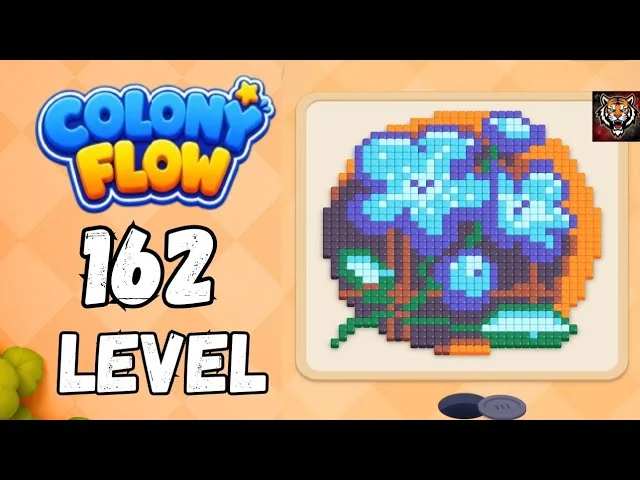Colony Flow! Level 162 board layout