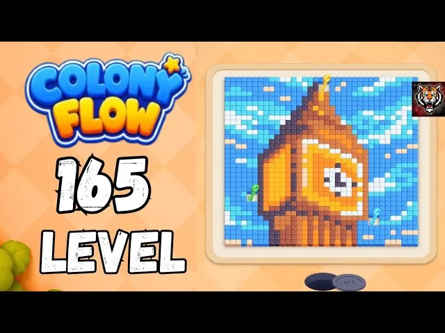 Colony Flow! Level 165 board layout