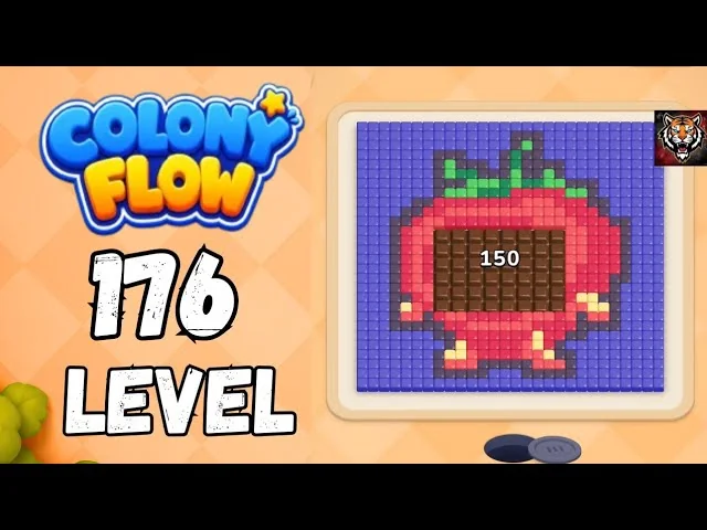 Colony Flow! Level 176 board layout
