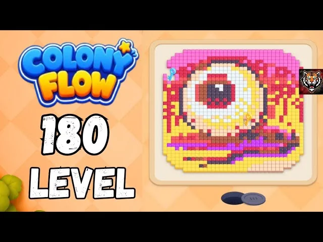Colony Flow! Level 180 board layout