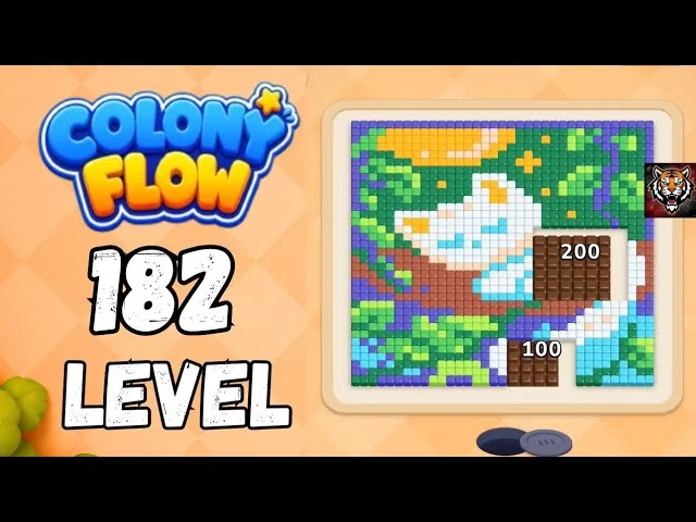 Colony Flow! Level 182 board layout