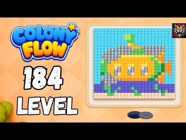 Colony Flow! Level 184 board layout