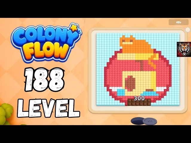 Colony Flow! Level 188 board layout