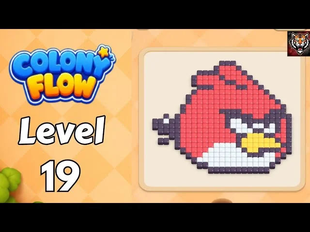 Colony Flow! Level 19 board layout