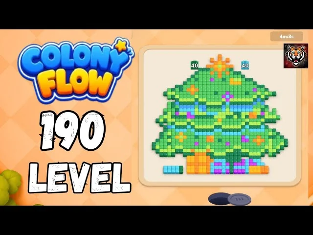 Colony Flow! Level 190 board layout