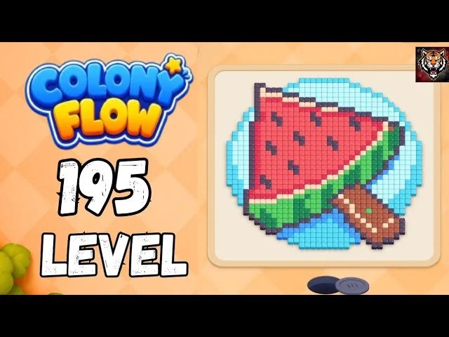 Colony Flow! Level 195 board layout