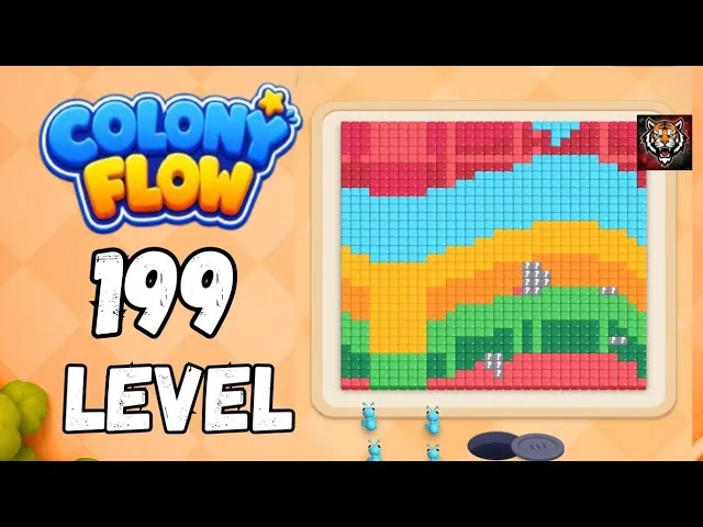 Colony Flow! Level 199 board layout