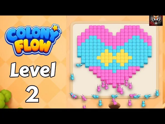 Colony Flow! Level 2 board