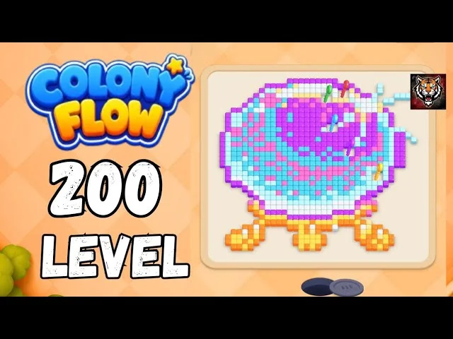 Colony Flow! Level 200 board layout
