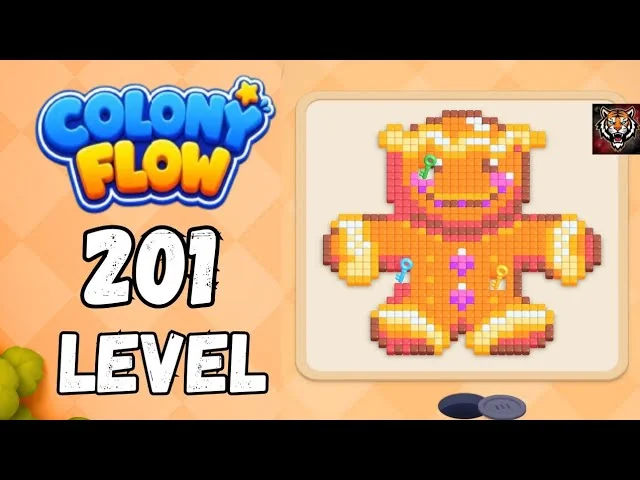 Colony Flow! Level 201 board layout